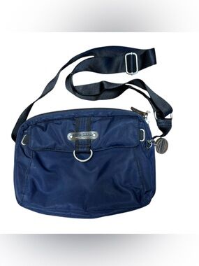 Hedgren Womens Handbag Navy RFID Protected Adjustable Strap Crossbody Bag